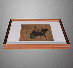 开江书画装裱配框服务案例